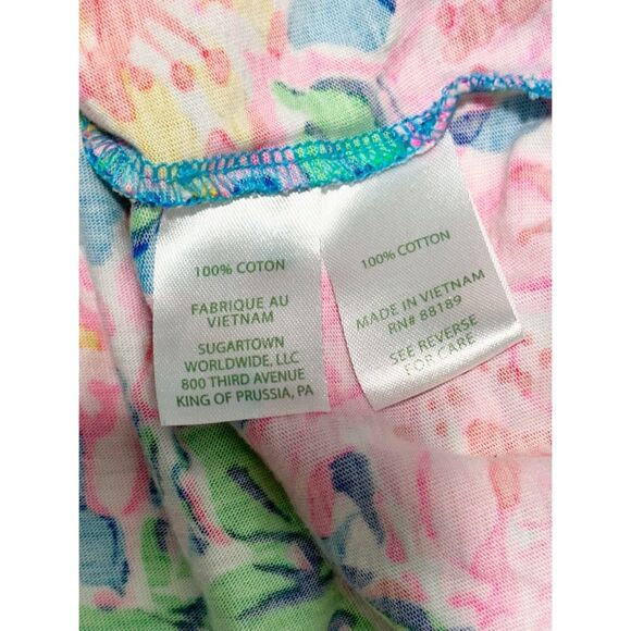 Lilly Pulitzer Women's Rose To The Occasion Isolde Dress Multicolor XL - Picture 12 of 14